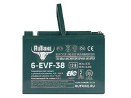 Свинцово-кислотный тяговый гелевый аккумулятор RuTrike 6-EVF-38 (12V38A/H C3)